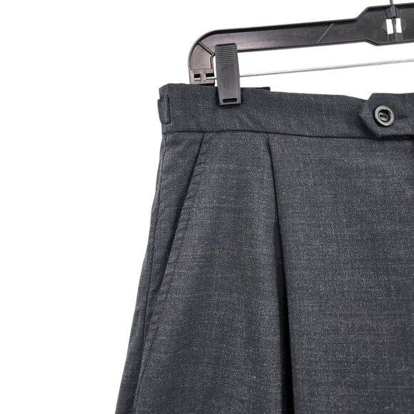 Neesh by DAR Vintage Women's Wool Pleated Wide Leg Suit Pants - L - Picture 2 of 9